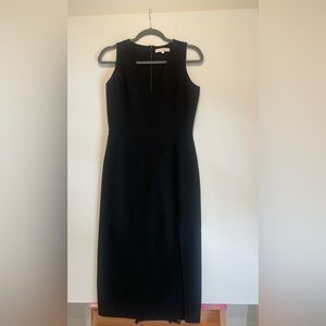 ANN MASHBURN. NWOT. Black sheath dress. Size 6.